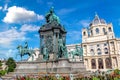 Maria Theresa statue in Vienna Royalty Free Stock Photo