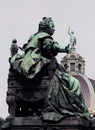 Maria Theresia statue in Vienna Royalty Free Stock Photo