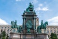 Maria-Theresia Memorial in Vienna Austria Royalty Free Stock Photo