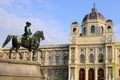 Maria-Theresien Platz and Kunsthistoriches Museum Royalty Free Stock Photo