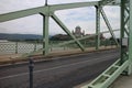 Maria Valeria bridge and Esztergomi basilica from Slovak side, Danube river, Esztergom/Ostrihom