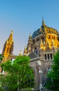 Maria vom Siege Church, The marvellous church in the city - Vienna, Austria...IMAGE Royalty Free Stock Photo