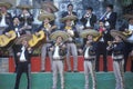 A mariachi band performs for the Clinton/Gore Royalty Free Stock Photo