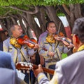 Mariachi Band Violin Players Jardin San Miguel de Allende Mexico