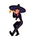 mariachi playing trumpet