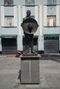 Mariachi statue Plaza Garibaldi in Mexico City