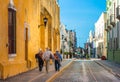 Mariachi on the streets of colonial Campeche city, Mexico