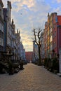 Mariacka Street in Gdansk Royalty Free Stock Photo