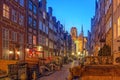 Mariacka Street, Gdansk, Poland Royalty Free Stock Photo