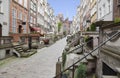 Mariacka Street in Gdansk, Poland Royalty Free Stock Photo