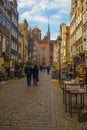 Mariacka Street in Gdansk Royalty Free Stock Photo