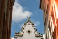 Mariacka Street - Ulica Mariacka on the old town. Old architecture historical place. Travel destinations. Tourist