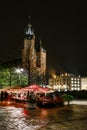 Mariacki church,  Main Market Square. Krakow, Poland Royalty Free Stock Photo