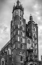 Mariacki church in Cracow, Poland Royalty Free Stock Photo