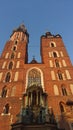 Mariacki church cracow Royalty Free Stock Photo