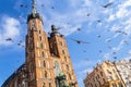 Mariacki Church, Krakow, Poland, Europe Royalty Free Stock Photo