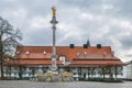 Marian column on Residenzplatz, Eichstatt, Germany