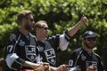 Marian Gaborik, Mike Richards and Jeff Carter at LA Kings 2014 Stanley Cup Victory Parade, Los Angeles, California, USA