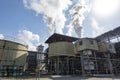 Marian Sugarcane Mill With Chimney Smoke