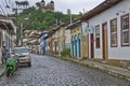 Mariana, Old city street view, Brazil, South America Royalty Free Stock Photo