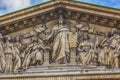 Marianne Lady Liberty Statues Facade National Assembly Paris France