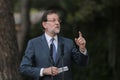 MAriano Rajoy gesturing