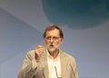 Mariano Rajoy gesturing during speech