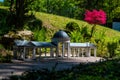 Boheminium Miniature Park - colonnade of Carolina and Rudolph Spring Royalty Free Stock Photo