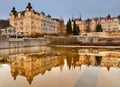 Marianske Lazne, spa with mineral springs.