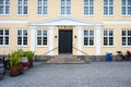Maribo, Lolland, Denmark - Building of the town hall and square Royalty Free Stock Photo
