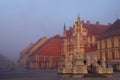 Maribor In Foggy Autumn Morning