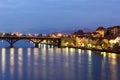 Maribor at night Royalty Free Stock Photo