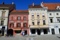 Maribor Main Square Buildings. Maribor, Slovenia