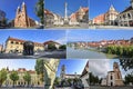 Collage of landmarks of Maribor, Slovenia