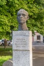 Memorial of Herman Potocnik pseudonym Hermann Noordung, Slovenian Austro-Hungarian Army officer Royalty Free Stock Photo