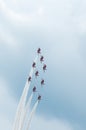 Red Arrows Aerobatic Display Team Royalty Free Stock Photo