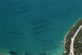 Mariculture in Mali Ston Bay in the Adriatic Sea near PeljeÃÂ¡ac, Croatia