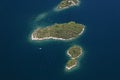 Mariculture in Mali Ston Bay in the Adriatic Sea near PeljeÃÂ¡ac, Croatia