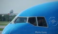 Marie Curie airplane by KLM Royal Dutch Airlines