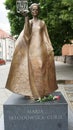 Marie Curie monument Royalty Free Stock Photo