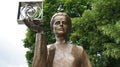 Marie Curie monument Royalty Free Stock Photo