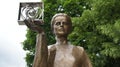 Marie Curie monument Royalty Free Stock Photo