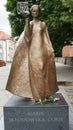 Marie Curie monument Royalty Free Stock Photo