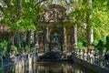 Marie De Medicis Fountain in Luxembourg garden, Paris, France Royalty Free Stock Photo