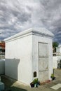 Marie Laveau, a very famous practitioner of Voodoo. Her mausoleum