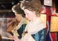 Marie Tussaud and her reflexion in the mirror Royalty Free Stock Photo