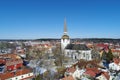 Mariefred church in town center