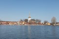 Swedish town Mariefred by lake Malaren, Sweden