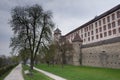 Marienberg Fortress and Trees