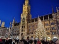 Marienplatz Monaco di Baviera Germania Royalty Free Stock Photo